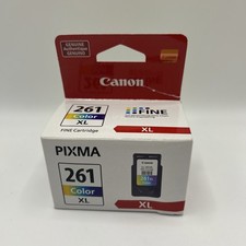 Genuine Original Canon Fine Pixma 261 XL Color Ink Cartridge New Damaged Box