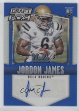 2015 Panini Prizm Collegiate Draft Picks Blue 50/75 Jordon James #204 Auto 0v0