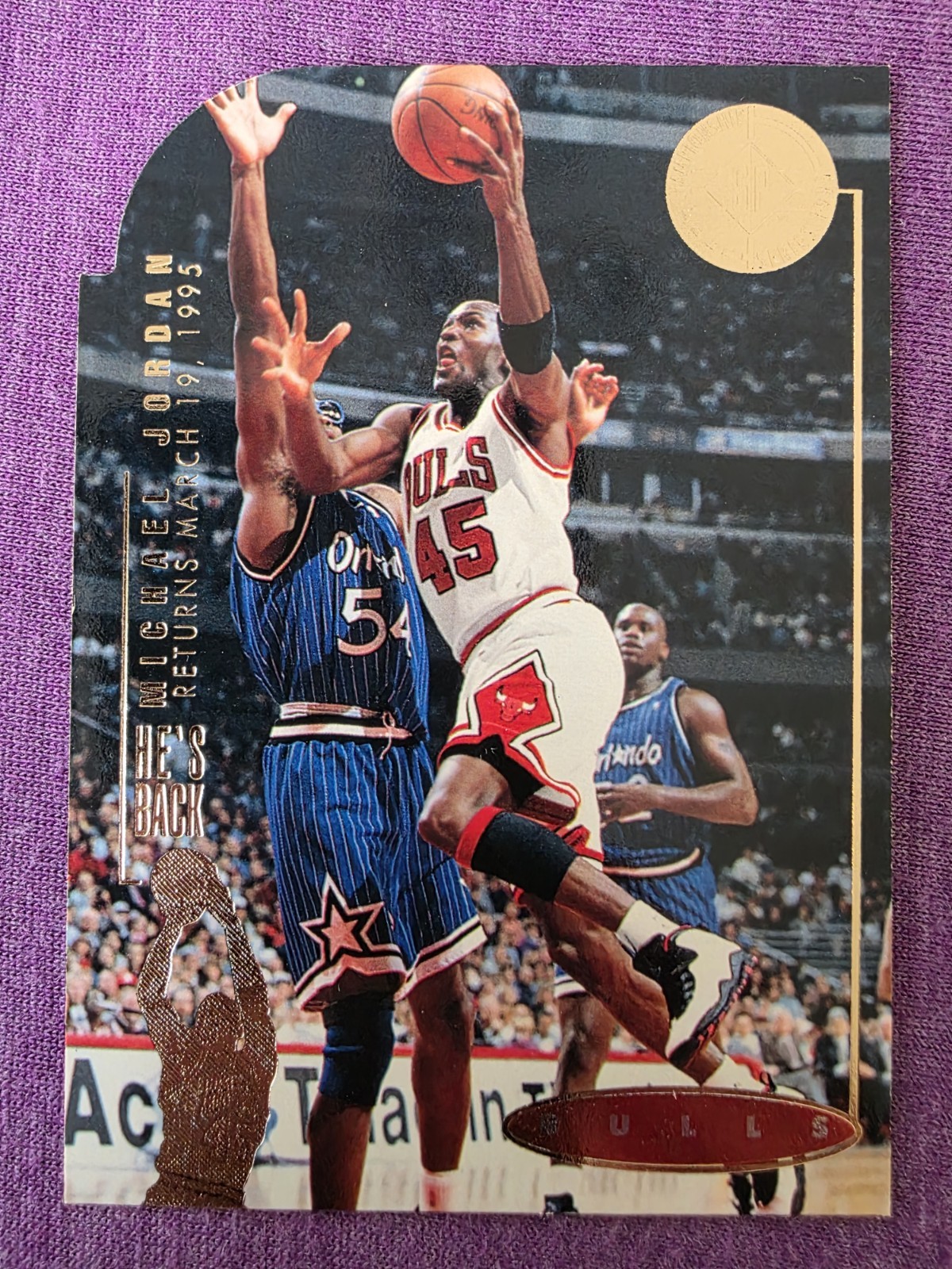 Michael Jordan 1994-95 SP Championship Series #41 Die-Cut Chicago Bulls MJ AIR 