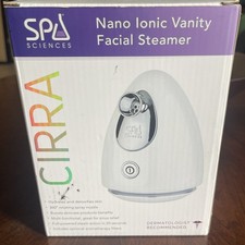 Spa Sciences CIRRA 360 Rotating Spray Nozzle Nano Ionic Vanity Facial Steamer