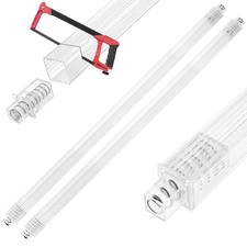 Towel Bar Rod 24 Inches Bathroom Towel Rack with Adjustable Spring End Wall M...