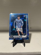 2025 Topps Chrome MLS Sapphire Jonathan Shore 80 New York City FC Rookie