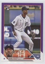 2023 Topps Series 2 Meijer Purple Brendon Davis #494 0b3