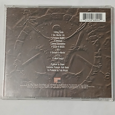 Slayer Divine Intervention CD 1994 Original American Recordings