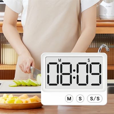 Multifunktionaler Küchentimer mit LCD-Display für Kochen und Fitnessstudio Workouts