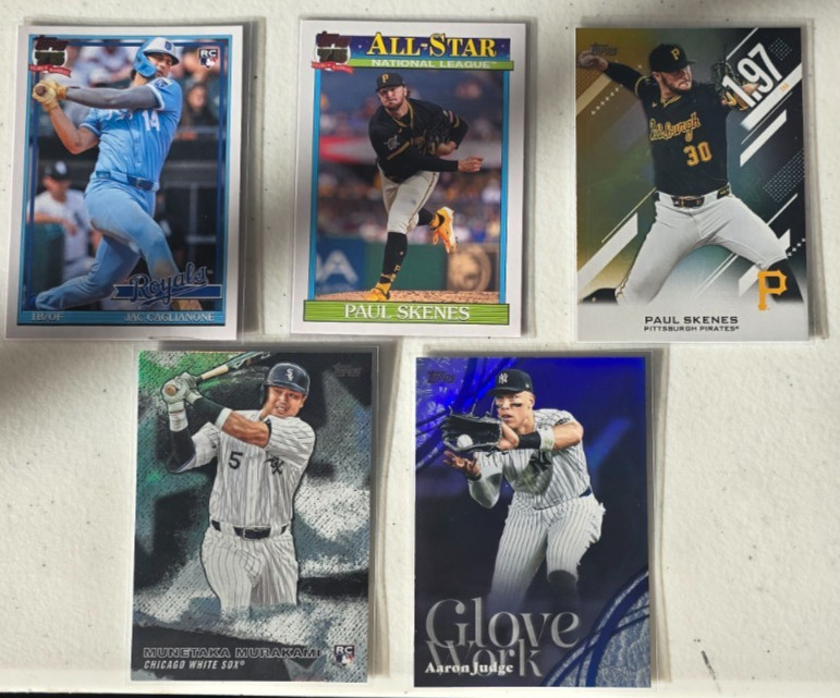 2026 Topps Series 2 inserts Glove Work/Crooked Numbers/'91 /and "91 Crackle
