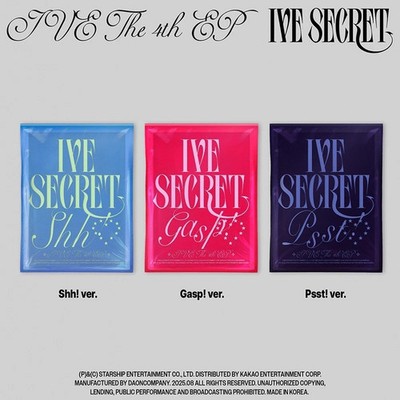 IVE IVE SECRET 4th EP Album CD+Photo Book+Card+Poster+POB+GIFT K-POP SEALED