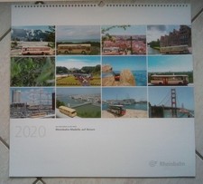Rheinbahn Modellfahrzeug Kalender 2020 , 12 Aufnahmen H0-Busse u. -Stra&szlig;enbahnen