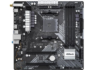 ASRock B450M/AC R2.0 AM4 AMD Promontory B450 Micro ATX AMD Motherboard