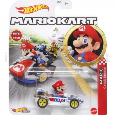 KART MARIO Circuit Special da SUPER MARIO 5cm Scala 1:64 Originale Hot Wheels