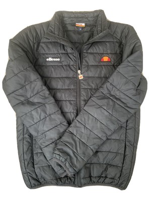 black ellesse puffer jacket