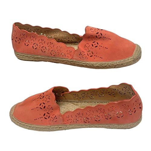Alpargata plana de yute de gamuza coral Banana Republic para mujer talla 10 M nueva sin caja - Imagen 11 de 11
