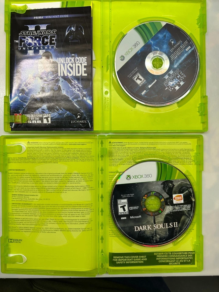 Xbox 360 Game Lot -Star wars-Dark Souls-Resident Evil-Dead Island-Tested! - Image 2 of 4