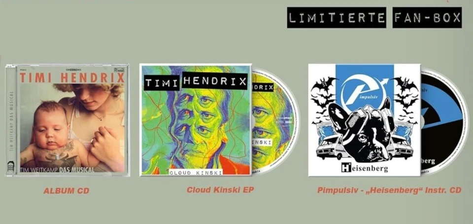 TIMI HENDRIX  Tim Weitkamp * LTD.BOX T-Shirt + 3x CD+TAPE Trailerpark ALLIGATOAH - Bild 3 von 4
