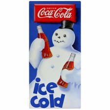Coca-Cola Ice Cold Snowman Cold Decal Officially Licensed Made In USA