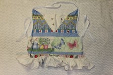 Vintage Half Apron Flower Garden