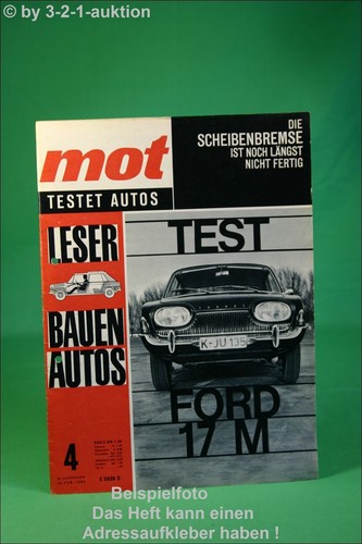 MOT (*G*) 4/64 Ford 17 M Austauschmotoren