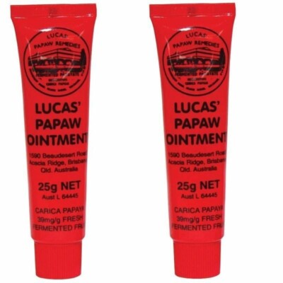 Lucas Papaw Ointment 25g x2 (Double Pack) - Paw Paw Cream