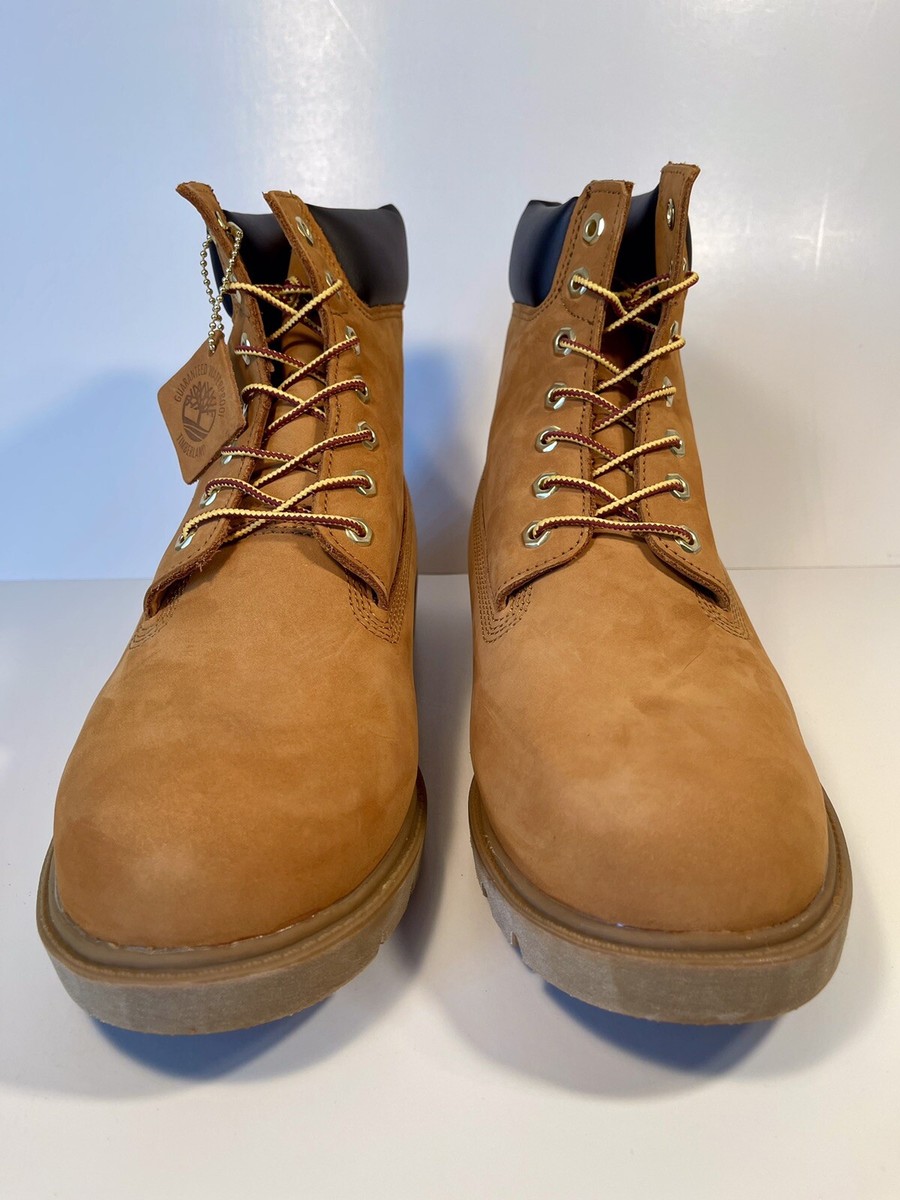 Timberland Classic 6 In Waterproof Boot, Wheat, Nubuck, Size 11.5