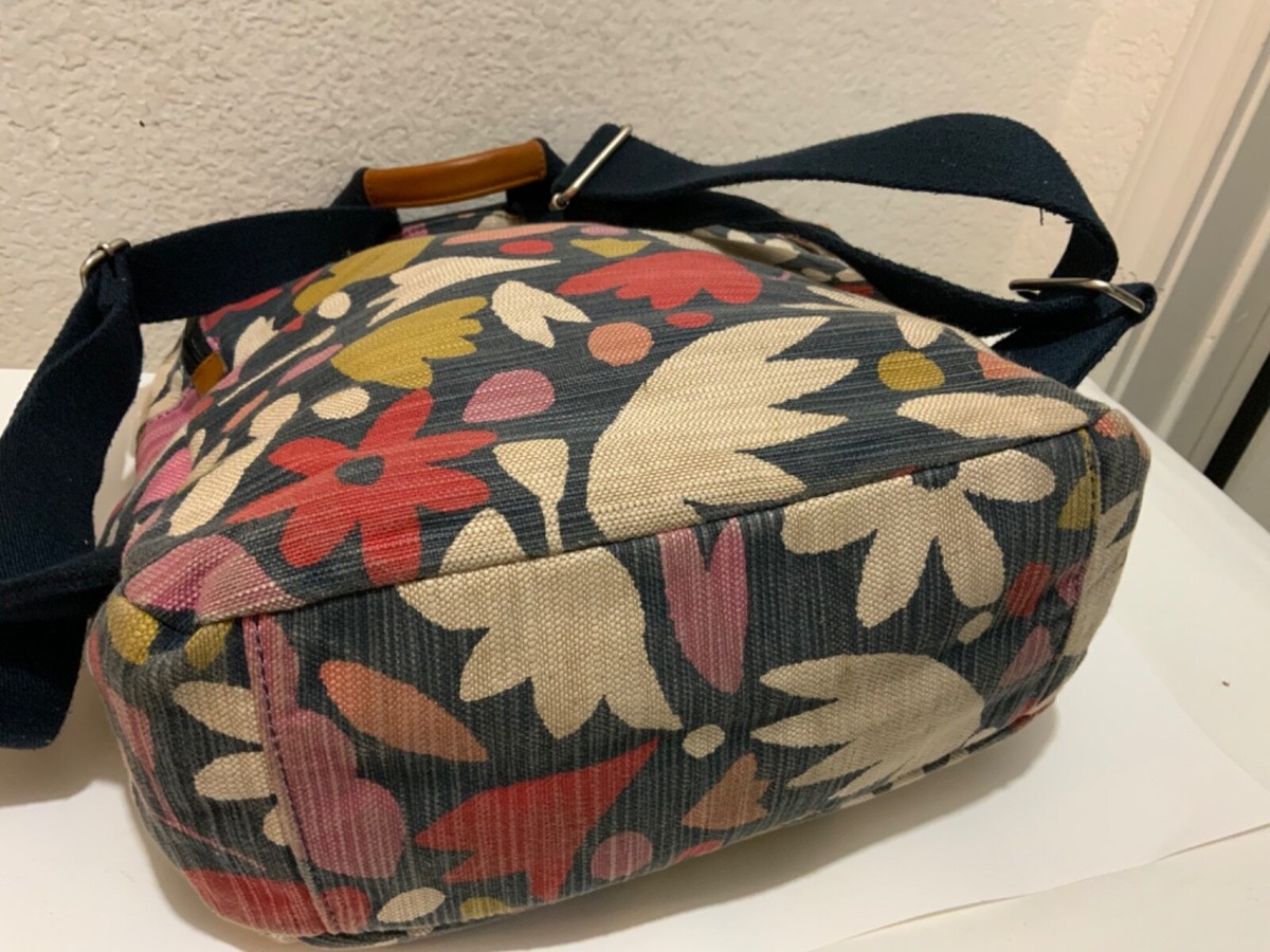 Fossil Blake Abstract Floral backpack multicolor Vivid Floral Art Pattern All Over Print Laptop Backpack  main image 4