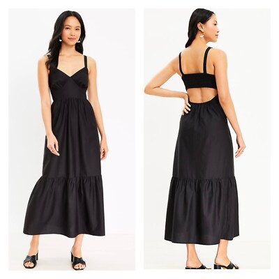 chinese dress ladies Black Maxi Dress With Cut Out And Long Sleeves main image 0