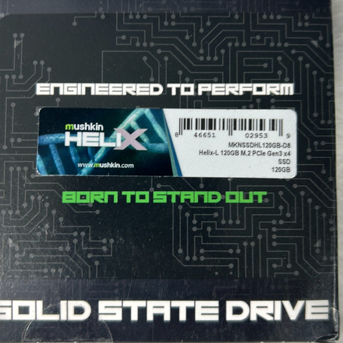 Mushkin Enhanced Helix-L 120 GB M.2 Pcle Gen 3 x4 Shock Resistant SSD - Picture 2 of 3
