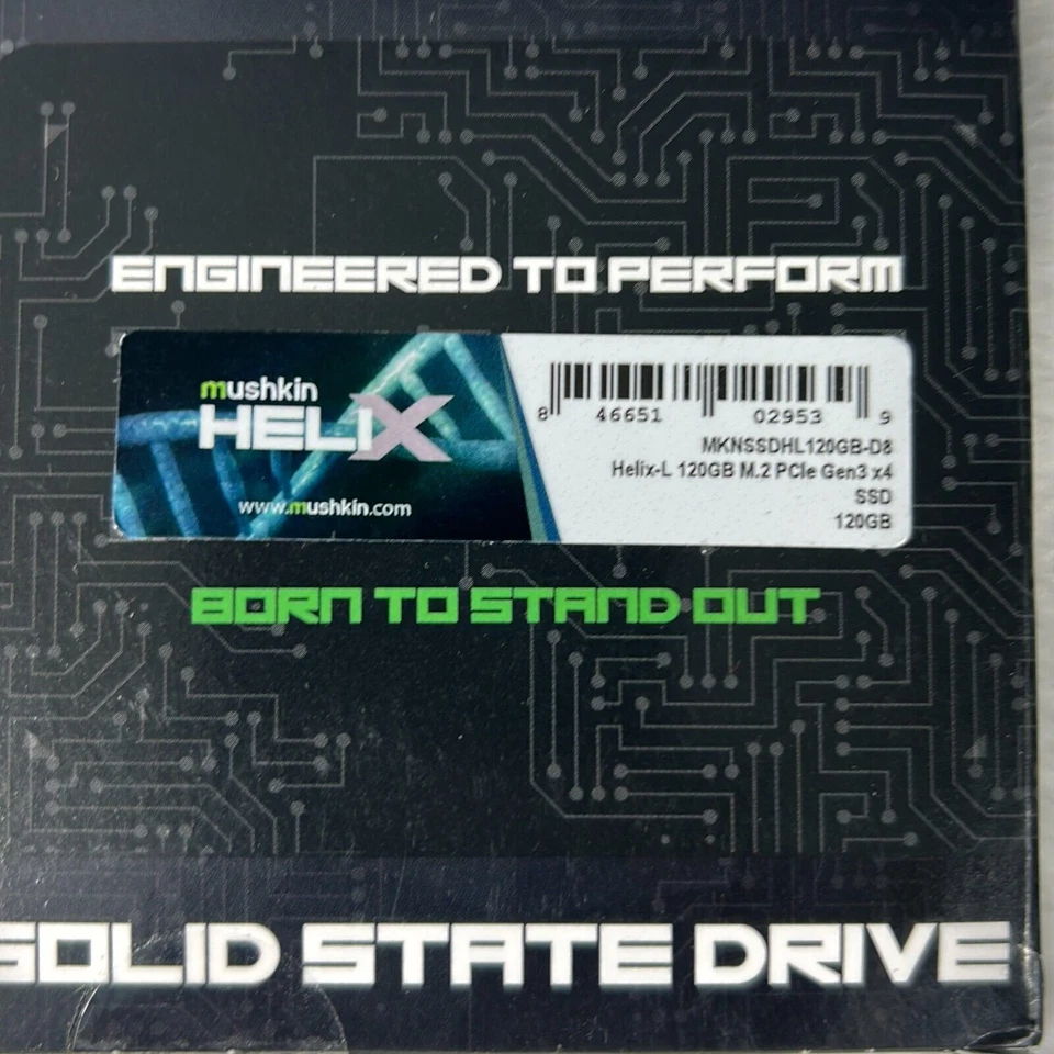 Mushkin Enhanced Helix-L 120 GB M.2 Pcle Gen 3 x4 Shock Resistant SSD - Image 2 of 3