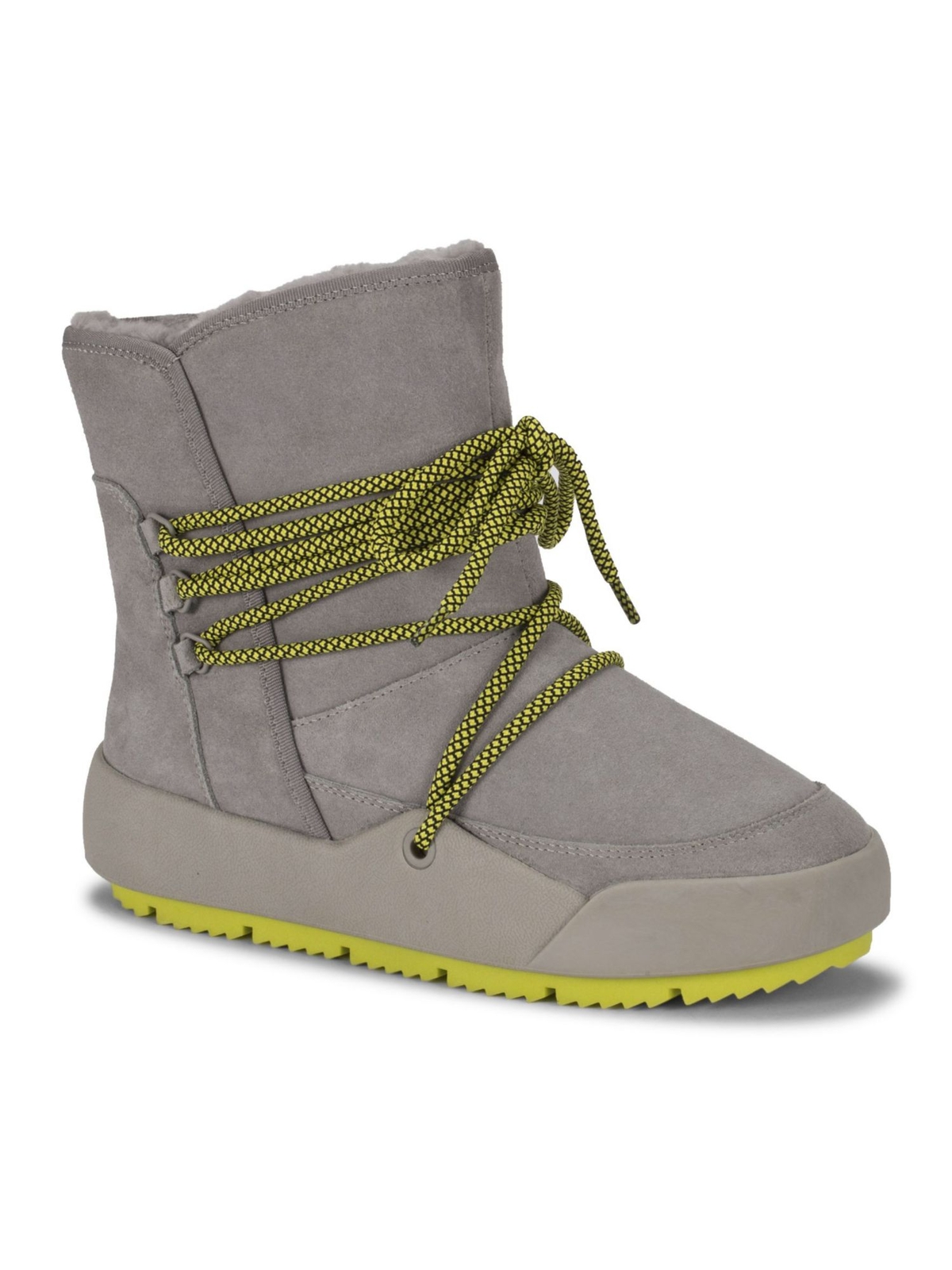 Женские зимние ботинки BARETRAPS на платформе Desha Toe на танкетке серого цвета 1-1/2, 6,5 м