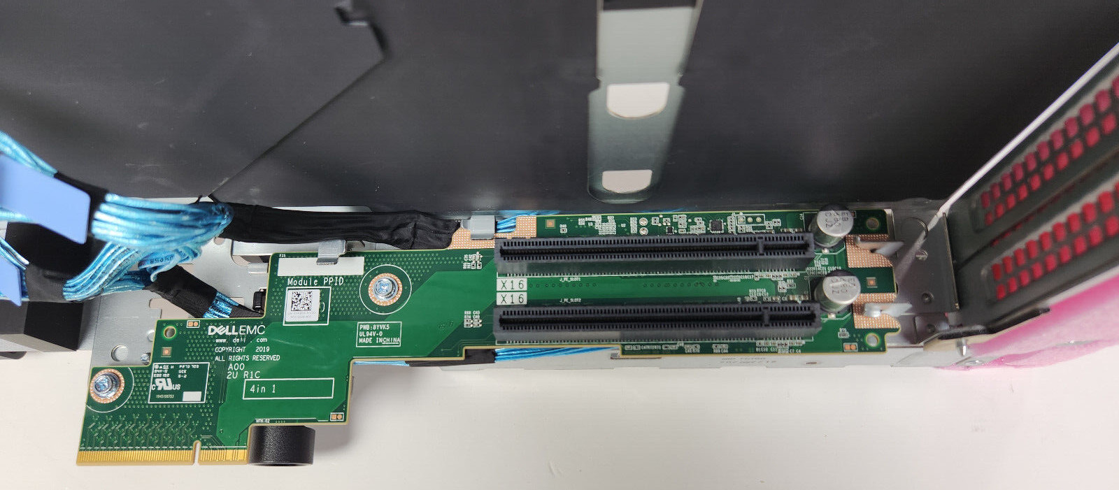DELL PowerEdge R7525 Expansion Card Riser R1C NR2K2 2x x16 FHFL PCIe ...