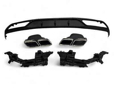 Rear spoiler diffuser in the C63 fits for Mercedes W205 standard equipment