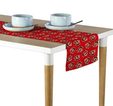 American Bald Eagle Red Table Runners - 12"x72" or 14"x108"