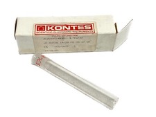 New KONTES 14/20 Outer Ground Joint Straight Connecting Tube Adapter Plain Rim 
