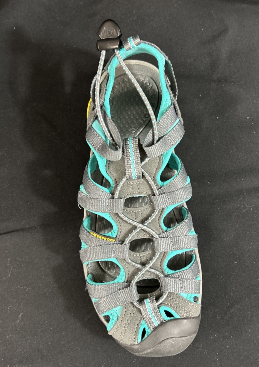 Sandali donna Keen nuovi con scatola taglia 7M Whisper ombra scura ceramica 1003717 lavabili