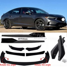 Coupe Sedan Car Front Bumper Lip Spoiler Splitter Body Kit For Acura ILX TLX TSX