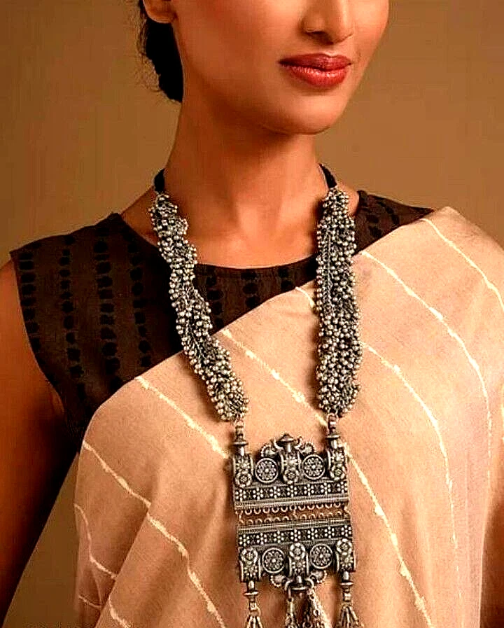 Yashika Oxidized Necklace Set – Romikas