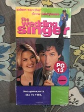 The Wedding Singer VHS 1998 Adam Sandler Christine Taylor Drew Barrymore