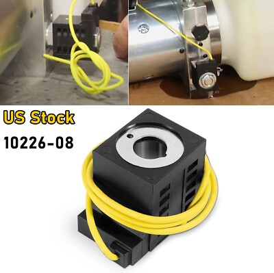 25W Solenoid Coil 10V DC Single Lead Wire - Replacement For Valve Stem Series 08, 80, 88, 98 & Fits Hydraulic Equipment - View #5