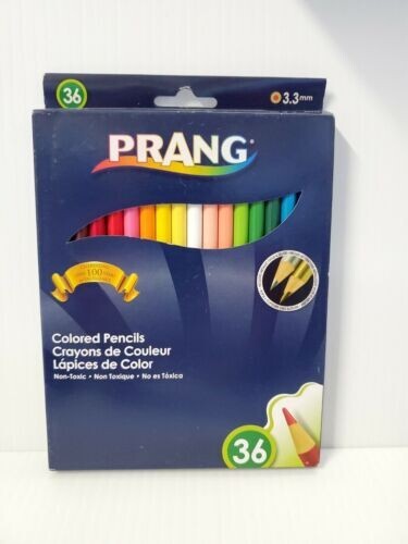 Prang Thick Core Colored Pencils, 3.3mm 7”Length Assorted Colors 36 Count - Picture 2 of 4