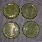 Four Anchor Hocking Soreno Avocado Green 10 " Dinner Plates Nice — photo 2