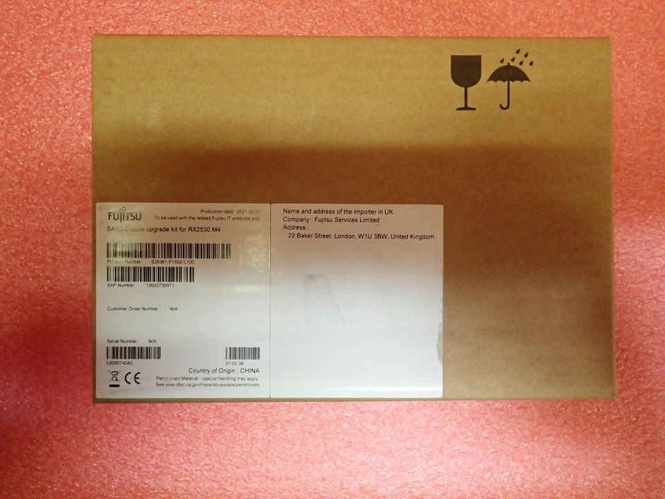 Fujitsu RX2530 M4 SAS 3.0 EP4xxi to EP5xxi Cable Upgrade Kit S26361-F1592-L100 - Image 2 of 4