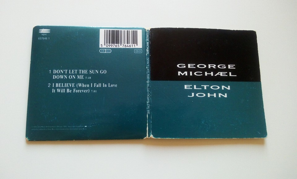 Michael, Elton John Don't Let The Sun Go Down On Me 3" CD