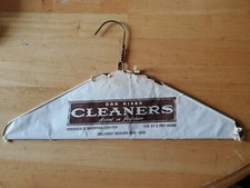 Vintage DON KISER CLEANERS Wire Hanger  Advertisement Greendale Indiana US 31