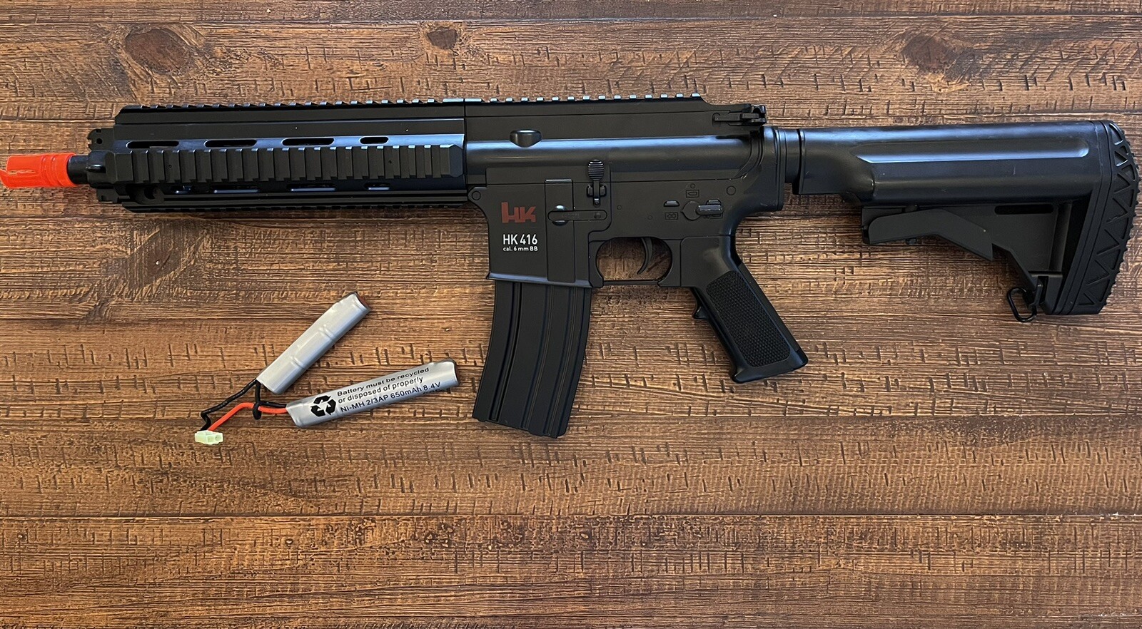 HK 416 Airsoft AEG with Adjustable Stock and 140 round Magazine eBay