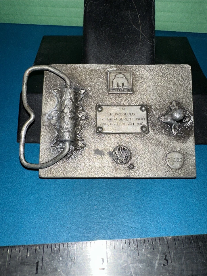 Hebilla de cinturón Budweiser Clydesdale Foto 2 de 2