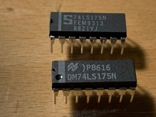 DM74LS175N - 74LS175N - Hex/Quad D Flip-Flops, DIP-16