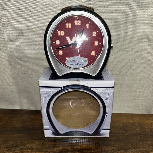 NEW NCAA VIRGINIA TECH HOKIES VT UNIVERSITY Fight Song Alarm Clock Tested Works