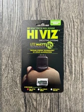 Hi-Viz LiteWave H3 Tritium Night Sight, Fits Ruger GP100, Green Front White Ring