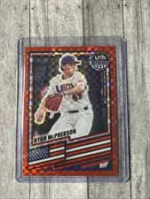 2026 PRIZM STARS AND STRIPES BASEBALL RYAN McPHERSON RED POWER 147/149