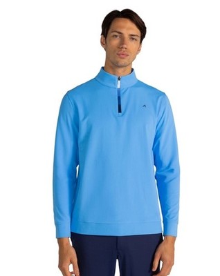 $150 Redvanly Men's Fallon Quarter Zip Top - R2588 - Iceberg - Medium-New Tags