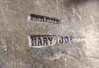 Navajo (Dine) handmade nickel silver & nugget turquoise belt buckle by Mary Joe — photo 4